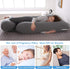 Wodsfay -65 Inch 65inch) U-Shaped Pregnancy Pillow for Sleeping, Full Body Support for Back, HIPS & Belly Maternity
