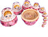 YAKELUS 10pcs Russian Nesting Dolls for Kids Matryoshka Doll Handmade