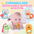 Crib Mobile with Music and Lights, Baby Mobiles for Cribs, Nursery Musical Mobile for Bassinets, Clip On Attachment