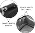 Insulated Black Bottle Cooler Bag for Travel Nursing & Milk Storage