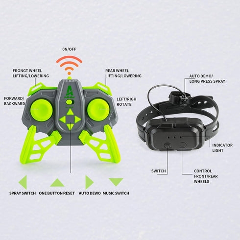 RC Stunt Car, 8Wd Gesture Sensing Stunt Cars, 2.4GHz Rechargeable Racing Drift Remote Control Car