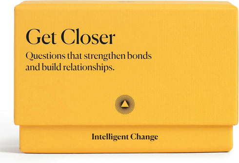 Intelligent Change Get Closer Social Bonding Card Game, Conversation Starters with Fun