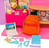 ENOCHT 27 Pcs Doll School Accessories, 4 Doll Backpacks with Zipper, Computers, Glasses, Study Accessories