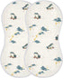 decor gift 4 Pack 22x11in Cotton Newborns Burp Cloths Soft Touch Japanese -e Style Frog Offwhite Baby Burp Rags