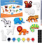 Funto Animal Painting Kit for Kids, 27 PCS Arts and Crafts Set, Paint Your Own Figurines with Magnet