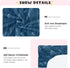 Dussdil 52 28 Dark Navy Blue Ocean Waves Crib Sheet for Girls Boys Baby Toddler Bed Mattress Sheets Babies Fitted Crib