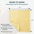 2 Pack 100% 47 47 inches, Muslin Swaddle Blankets for Newborns, Multipurpose Organic Cotton, Ultra Soft Breathable