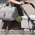 YETTASBIN Olive Green Portable Pacifier Holder Case with Metal Hook Buckle & Zipper for Diaper Bag and Stroller