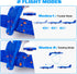3 Pack Airplane Launcher Toys, 2 Flight Modes LED Foam Glider, Outdoor Flying Toy for Kids, Birthday Gifts for 6+
