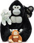 MaoGoLan Giant Gorilla Stuffed Animals - 19.6" Large Plush Gorilla with Babies,