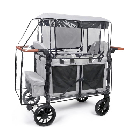 Clear Stroller Rain Cover for Trolley Cart, Rain Cover for Wagon Stroller