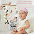 SWECOMZE Floral Baby Mobile Nursery Decor Felt Flowers Butterflies Baby Mobile for Crib Boys Girls Boho Style Neutral