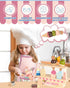 3-5, Set 3 Wooden Ice Cream Toys for Toddlers Pretend Popsicles Play for Yr Old Girl & Boy, Kids Birthday Gift