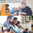 NBKsmart 2 Audio/Video,2.8''Screen Way Camera Pan/Tilt WiFi AI Motion Detection for Baby/Pet/Puppy/Cat/Dog,Facetime