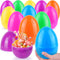 12 PCS Jumbo Easter Eggs 6 Inch Colorful Giant Plastic Easter Eggs