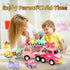 1 2 3 7-in-1 1-2 2-3, 1 2 3+ newcrave Truck Toys for Year Old Girl, Carrier Cars Toys for Toddler Girls Age Princess