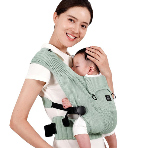 Carrier,Cozy Bebamour Knit Baby and Lightweight Carrier for Newborn to Toddler,Ergonomic Baby Carrier with Head Hood