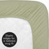 Sweet Jojo Designs Sage Green Boho Mudcloth Boy or Girl Fitted Crib Sheet Baby or Toddler Bed Nursery - White Bohemian