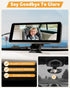 acer -1080P 940nm 360 Gadget Baby Car Camera Rear Facing Car Seat Camera with Night Vision, Rotating Carseat Mirror