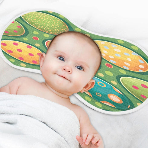 YETTASBIN Easter Egg Muslin Baby Burp Cloth, Super Soft Absorbent Cotton Burp Rag Baby Bibs Feeding Cloth for Newborn