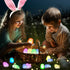 24 Pack AMENON Prefilled Easter Egg with Toys Fillers , Light Up Chick Duck Puffer Balls Easter Basket Stuffers Squeeze