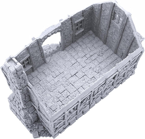 Mimic House by Printable Scenery, 3D Printed Tabletop RPG Scenery and Wargame Terrain 28mm Miniatures