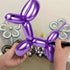 100Pcs 260 Metallic Long Balloons, Thickening Skinny Latex Twisting Balloons for Animals Modeling & Party Decorations