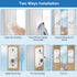 AOSITE Mini Fridge Locks for Kids, No Drill Refrigerator Locks for Cabinets, Drawer Locks for Baby Proofing, White, 2
