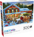 Buffalo Games Greg Giordano General Store at Christmas: 500 Piece Jigsaw Puzzle for Adults, Perfect for Game Nights