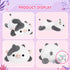 Cute Cow Plush Pillow, Kawaii White Cow Stuffed Toy, Squishy Cuddle Plush Pillow for Boys & Girls