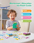 1 2 3 4 224 Talking Flash Cards for Toddlers Year Olds, Montessori Language Learning with Words, Pocket Speech Therapy
