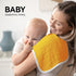 20 10 Inches 100% 6 Synrroe Muslin Burp Cloths Large by Cotton Layers Extra Absorbent and Soft (Pumpkin)