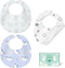 HECCEI Baby Bibs Gift Set, 3-Pack Reversible Bandana Drool Bibs for Teething