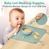 Silicone Placemat for Toddler Eating: Wipe Clean & Roll Up in The Diaper Bag - Table Mat