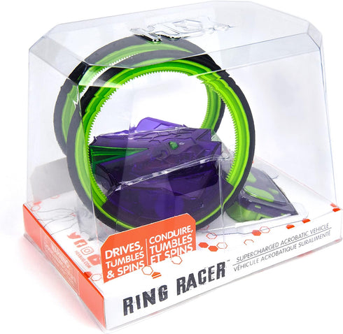 HEXBUG Ring Racer, Self-Stabilizing Rechargeable Remote Control Robot Toys for Kids, STEM Toys (Colors May Vary)