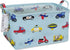 FANKANG Foldable Canvas Storage Basket, Waterproof PE Coating Nursery Hamper for Office, Bedroom, Clothes, Toys