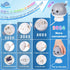 2024 Upgraded Baby Whale Bath Toy, Light Up Bath Fountain for Toddlers 1-3, IPX8 Waterproof Sprinkler