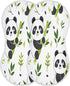 YETTASBIN Panda Muslin Baby Burp Cloth, Super Soft Absorbent Cotton Burp Rag Baby Bibs Feeding Cloth for Newborn Boys