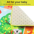 Safe(60"x80") Baby Play Mat for Floor, Non-Slip Playmat for Toddlers & Infants, Extra Thick Large Padded Educational