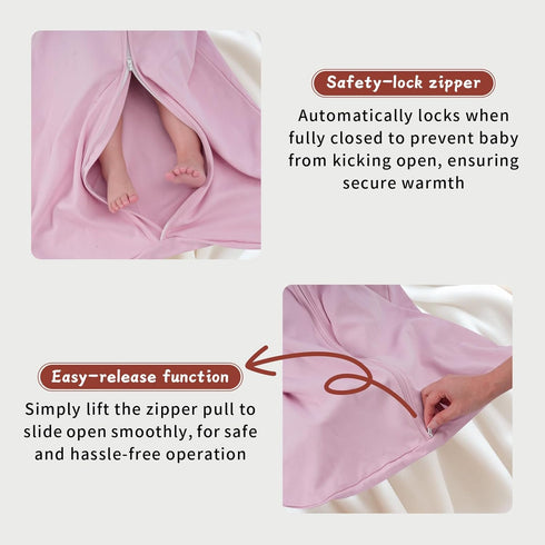 0-6 Months,100% 0.5 3 Pack 2-Way Baby Sleep Sack Cotton TOG Wearable Blanket for Newborn and Infant, Zipper Lightweight