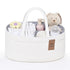 13.5L Baby Diaper Caddy Organizer, 15.3"x9.8"x7" Cotton Rope Diaper Basket, Changing Table
