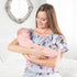 100% 3-Pack, 0-3 Mama Cheetah Organic Cotton Baby Swaddle Blanket with Zipper Newborn Sack, Baby Swaddles Sleep Sack