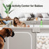 Babies(59x59x27inch), Mommy ZEEBABA Baby Playpen, Big Play Pen for Kids Safe Play Center for Babies and Toddlers, Baby