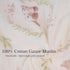 Lightweight Muslin Cotton Toddler Sleep Sack with Sleeves - Baby Wearable Blanket