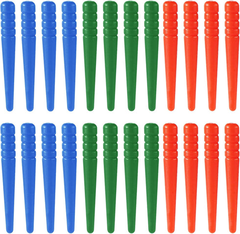 NQEUEPN 9pcs Cribbage Board Pegs, Plastic Cribbage Pegs Fit 1/8 Holes Peg Board
