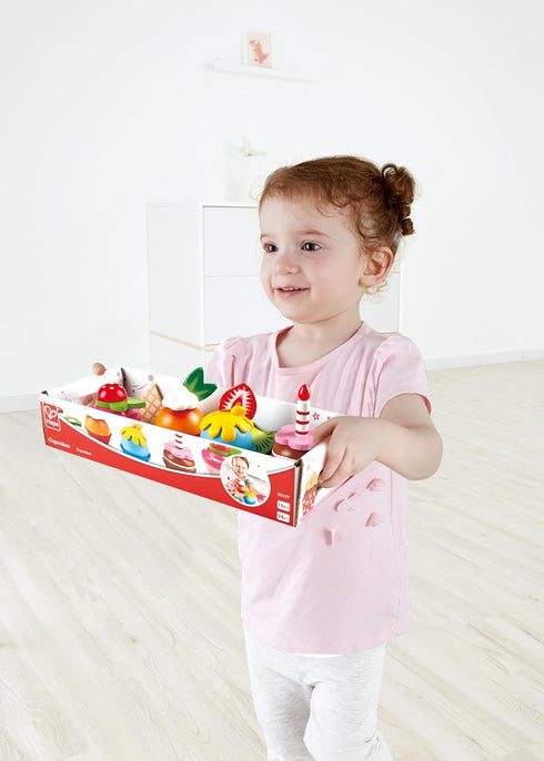 Set Hape Colorful Wooden Cupcakes - Pretend Play Food