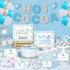 30pcs Hot Chocolate Bar Kit Hot Cocoa Bar Banner Baby It's Cold Outside Bar Sign Toppings Labels Cup Tags Stickers