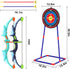 2 Pack Kids Bow and Arrow Set with LED Flash Lights, 14 Suction Cup Arrows, Indoor and Outdoor Archery Toy Gift for