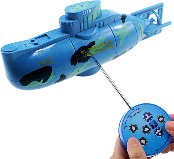 Tipmant Mini RC Submarine Toys Remote Control Boat Electric Swim Diving Fish