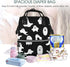 OUSIKA Backpack Daypacks Halloween Goth Print Diaper Bag Multifunction Laptop Travel Large Nappy Bag, Black, One Size